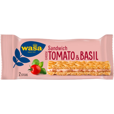 Wasa Sandwich Tomato & Basil - Bread Snack Wasa Sandwich Tomato & Basil - Bread Snack