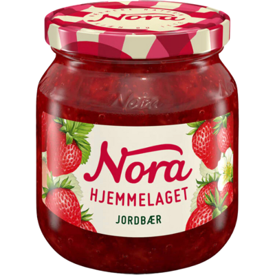 Noras Hjemmelaget Jordbærsyltetoy – Strawberry Jam 400g Noras Hjemmelaget Jordbærsyltetoy – Strawberry Jam 400g