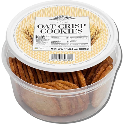 Nyakers Havreflarn - Oat Crisp Cookies 330g Nyakers Havreflarn - Oat Crisp Cookies 330g