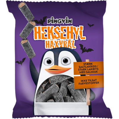 Toms Pingvin Heksehyl Original - Salty Soft Liquorice 130g Toms Pingvin Heksehyl Original - Salty Soft Liquorice 130g