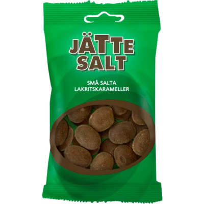 Konfekta Jattesalt – Salty Liquorice 65g Konfekta Jattesalt – Salty Liquorice 65g
