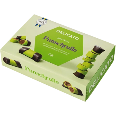 Delicato Punschrulle - Marzipan Rum Treats 240g Delicato Punschrulle - Marzipan Rum Treats 240g
