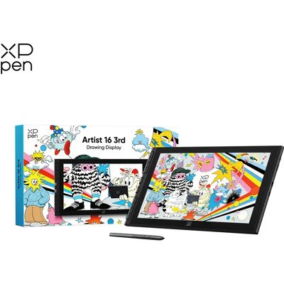 XPPen Artist 16 (Gen 3) 15.4-inch Portable Drawing Display with 8 Shortcuts 2 Dials X4 Smart Chip Stylus for Windows Mac Android XPPen Artist 16 (Gen 3) 15.4-inch Portable Drawing Display with 8 Shortcuts 2 Dials X4 Smart Chip Stylus for Windows Mac Android