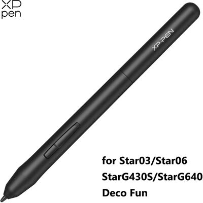 XPpen XP-Pen PN01 Battery-Free Passive Stylus with 5 Replace Nibs for Graphic Tablet Star03/Star06/StarG430S/StarG640/Deco Fun XPpen XP-Pen PN01 Battery-Free Passive Stylus with 5 Replace Nibs for Graphic Tablet Star03/Star06/StarG430S/StarG640/Deco Fun
