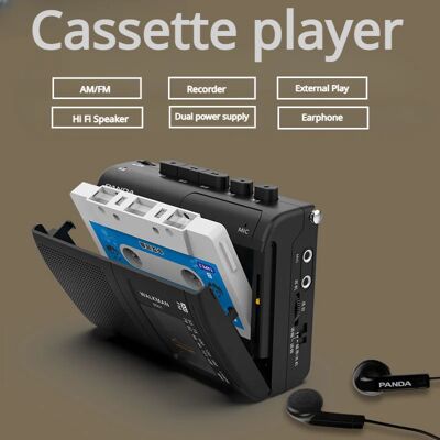 Security-HinMade Portable Tape AM/FM Radio Retro Cassette Music Player Walkman Tape Recorders With Loudspeaker Support 3.5mm Headphone Play Security-HinMade Portable Tape AM/FM Radio Retro Cassette Music Player Walkman Tape Recorders With Loudspeaker Support 3.5mm Headphone Play