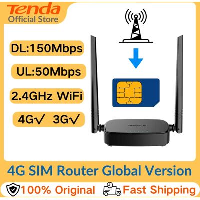 Tenda 4G03 PRO - 4G LTE Wireless Router - 300 Mbps - Nano SIM Tenda 4G03 PRO - 4G LTE Wireless Router - 300 Mbps - Nano SIM