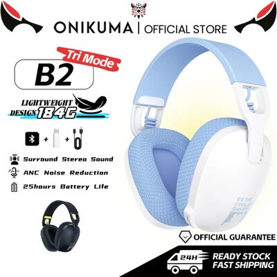 Onikuma B2 Blue Gaming Headphones - Gaming Headset Onikuma B2 Blue Gaming Headphones - Gaming Headset