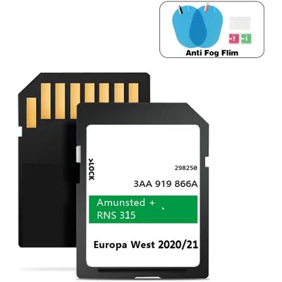NAVINESA for Skoda Yeti Fabia Roomster Octavia Superb Car with RNS 315 Navigation Amunsted + 2021 SD Card Europe UK Maps 3AA919866A GPS NAVINESA for Skoda Yeti Fabia Roomster Octavia Superb Car with RNS 315 Navigation Amunsted + 2021 SD Card Europe UK Maps 3AA919866A GPS