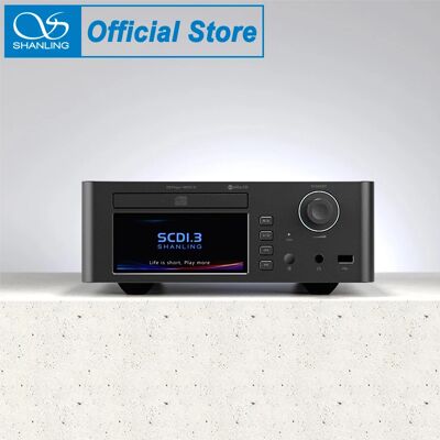 SHANLING MCD1.3 CD Player Digital Source MQA-CD AK4499EX TPA6120 chips WiFi Bluetooth LDAC PCM768 DSD512 I2S XLR RCA output SHANLING MCD1.3 CD Player Digital Source MQA-CD AK4499EX TPA6120 chips WiFi Bluetooth LDAC PCM768 DSD512 I2S XLR RCA output