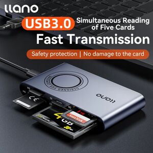 other LLano 5 in 1 Card Reader USB 3.0 High Speed Transmission Connector Adapter Supports Micro SD/Micro SDXC/SDHC/MMC/MS Pro Duo other LLano 5 in 1 Card Reader USB 3.0 High Speed Transmission Connector Adapter Supports Micro SD/Micro SDXC/SDHC/MMC/MS Pro Duo
