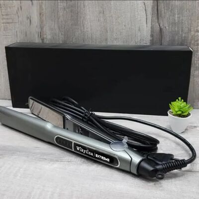 Wikytina Professional Negative Ion Flat Iron with Fast Heating Titanium Plate Adjustable Temp Anti-Frizz Smooth Hair Straightener Wikytina Professional Negative Ion Flat Iron with Fast Heating Titanium Plate Adjustable Temp Anti-Frizz Smooth Hair Straightener