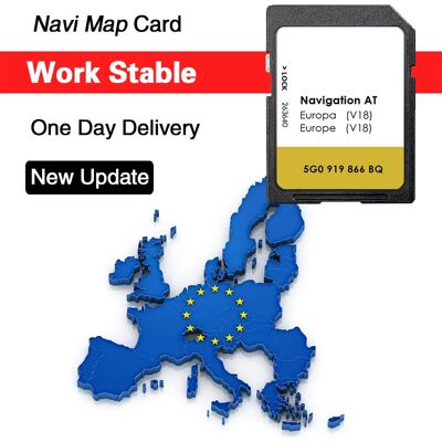 NAVINESA VW Golf 7 SD Card - 16GB, Full Capacity - Navigation NAVINESA VW Golf 7 SD Card - 16GB, Full Capacity - Navigation
