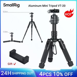 SmallRig Aluminum Mini Tripod VT-20 with 360° Ball Head for DSLR Camera Video Camcorder Load up to 13lb/6kg -4289 SmallRig Aluminum Mini Tripod VT-20 with 360° Ball Head for DSLR Camera Video Camcorder Load up to 13lb/6kg -4289