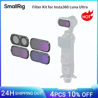 SmallRig Filter Kit for Insta360 Luna Ultra with ND16 / ND64 / ND128 / CPL Filter Reduce Light Evenly Minimize Color Shift -6688 SmallRig Filter Kit for Insta360 Luna Ultra with ND16 / ND64 / ND128 / CPL Filter Reduce Light Evenly Minimize Color Shift -6688