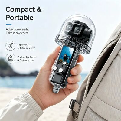 PULUZ 50m Underwater Waterproof Housing Diving Case For DJI Osmo Pocket 4P Dive Shell Camera Accessories PULUZ 50m Underwater Waterproof Housing Diving Case For DJI Osmo Pocket 4P Dive Shell Camera Accessories