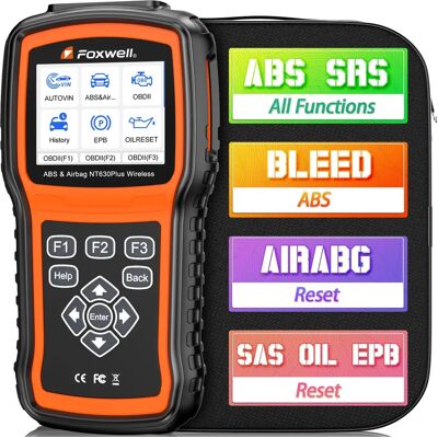 FOXWELL NT630 Plus OBD2 Scanner - Diagnostic Tool for ABS, SRS, SAS - Car Reset FOXWELL NT630 Plus OBD2 Scanner - Diagnostic Tool for ABS, SRS, SAS - Car Reset
