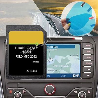 NAVINESA Sat Nav 2017 MFD 2022 Maps Navigation for Bosch Ford SD Card 252655 with Anti Fog Reaview Stickers NAVINESA Sat Nav 2017 MFD 2022 Maps Navigation for Bosch Ford SD Card 252655 with Anti Fog Reaview Stickers