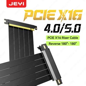 JEYI PCIe 4.0 x16 Extension Cable (16GT/s)GPU Riser for RTX 4090/4080 & RX 7900 XTX,Mining Rig/Vertical Mount,20/30/60cm Options JEYI PCIe 4.0 x16 Extension Cable (16GT/s)GPU Riser for RTX 4090/4080 & RX 7900 XTX,Mining Rig/Vertical Mount,20/30/60cm Options