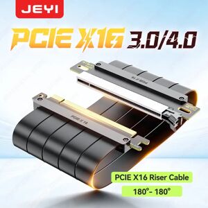 JEYI PCIe 4.0 x16 Extension Cable (16GT/s)GPU Riser for RTX 4090/4080 & RX 7900 XTX,Mining Rig/Vertical Mount,20/30/60cm Options JEYI PCIe 4.0 x16 Extension Cable (16GT/s)GPU Riser for RTX 4090/4080 & RX 7900 XTX,Mining Rig/Vertical Mount,20/30/60cm Options