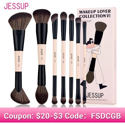 Noname - Jessup 6-I-3 - Peach Dust - Makeup brush set Noname - Jessup 6-I-3 - Peach Dust - Makeup brush set