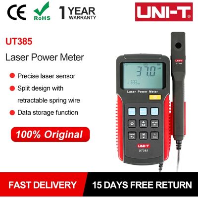 UNI-T Laser Power Meter UT385 Precision Laser Sensor Power Analyzer Laser Power Tester LCD Screen Display UNI-T Laser Power Meter UT385 Precision Laser Sensor Power Analyzer Laser Power Tester LCD Screen Display