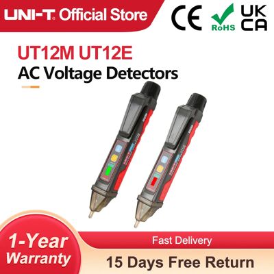 UNI-T UT12E UT12M Socket Wall AC Voltage Detector Indicator 24V-1000V Non Contact Volt Current Electric Sensor Test Pen UNI-T UT12E UT12M Socket Wall AC Voltage Detector Indicator 24V-1000V Non Contact Volt Current Electric Sensor Test Pen