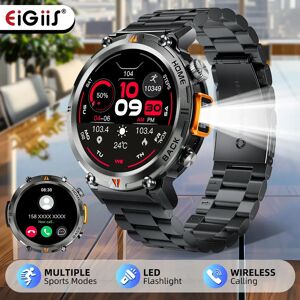 EIGIIS KE3 Bluetooth Call Smart Watch Men Full Touch Screen Health Monitor Clock With Flashlight Men SmartWatch For IOS Android EIGIIS KE3 Bluetooth Call Smart Watch Men Full Touch Screen Health Monitor Clock With Flashlight Men SmartWatch For IOS Android