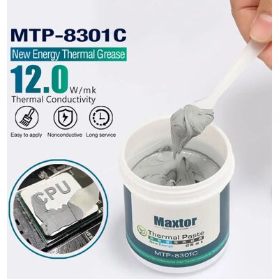 COXBYTE 12W/mk Maxtor Thermal Paste Grease for AMD Intel Processor CPU Cooler Computer Cooling Fan VGA GPU Compound Heatsink Plaster COXBYTE 12W/mk Maxtor Thermal Paste Grease for AMD Intel Processor CPU Cooler Computer Cooling Fan VGA GPU Compound Heatsink Plaster