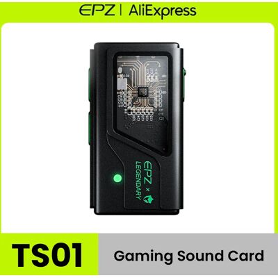 EPZ TS01 External USB C Gaming Sound Card Hi-Res DAC 384KHz/16Bit Virtual 7.1 Surround Portable Audio Decoder for PC PS5 Switch EPZ TS01 External USB C Gaming Sound Card Hi-Res DAC 384KHz/16Bit Virtual 7.1 Surround Portable Audio Decoder for PC PS5 Switch