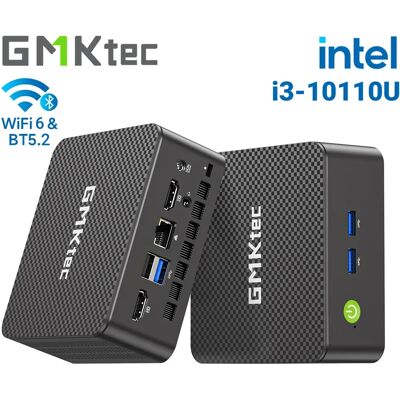 GMKtec G3 Pro Mini PC Intel I3-10110U Windows 11 Pro Mini PC 8GB DDR4 256GB PCIe M.2 SSD WiFi 6 BT5.2 Desktop Computer GMKtec G3 Pro Mini PC Intel I3-10110U Windows 11 Pro Mini PC 8GB DDR4 256GB PCIe M.2 SSD WiFi 6 BT5.2 Desktop Computer