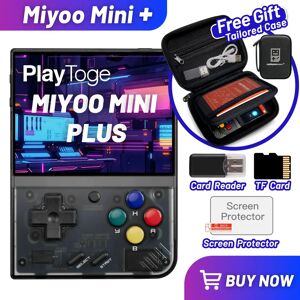 PlayToge Miyoo Mini Plus Handheld Game Console, 3.5 Inch IPS 640x480 Screen, Support External TF Card, 3000mAh Battery PlayToge Miyoo Mini Plus Handheld Game Console, 3.5 Inch IPS 640x480 Screen, Support External TF Card, 3000mAh Battery