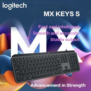 Logitech MX Keys S Wireless Office Keyboard - Smart Illuminated, Multi-Device Ergonomic w/ Logi Bolt, Low Profile & Portable Logitech MX Keys S Wireless Office Keyboard - Smart Illuminated, Multi-Device Ergonomic w/ Logi Bolt, Low Profile & Portable