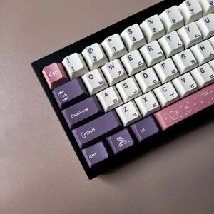 Jaycomia Purple Cherry Keycaps Dye Sub German Korean Spanish Arabic French Russian ISO ANSI Big Set Key Caps For Mechanical Keyboard Jaycomia Purple Cherry Keycaps Dye Sub German Korean Spanish Arabic French Russian ISO ANSI Big Set Key Caps For Mechanical Keyboard