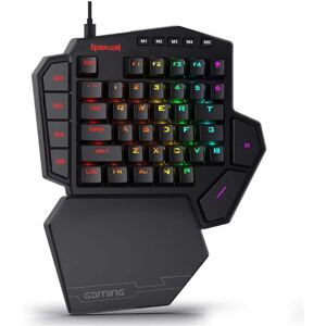Redragon K585 Wired DITI One-Handed RGB Mechanical Gaming 42 Keys Type-C Gaming Hot-Swappable Wrist Rest Keyboard Redragon K585 Wired DITI One-Handed RGB Mechanical Gaming 42 Keys Type-C Gaming Hot-Swappable Wrist Rest Keyboard