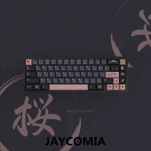 Jaycomia GMK Night Sakura Keycap 139/156 Keys DYE SUB Cherry Profile PBT Japanese/Korean/Russian/Abnt2/DE/ES/FR For Mechanical Keyboard Jaycomia GMK Night Sakura Keycap 139/156 Keys DYE SUB Cherry Profile PBT Japanese/Korean/Russian/Abnt2/DE/ES/FR For Mechanical Keyboard