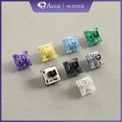Akko V3 Pro Cream Blue Mechanical Switches - Tactile, 45g, Dustproof, 5-Pin Akko V3 Pro Cream Blue Mechanical Switches - Tactile, 45g, Dustproof, 5-Pin