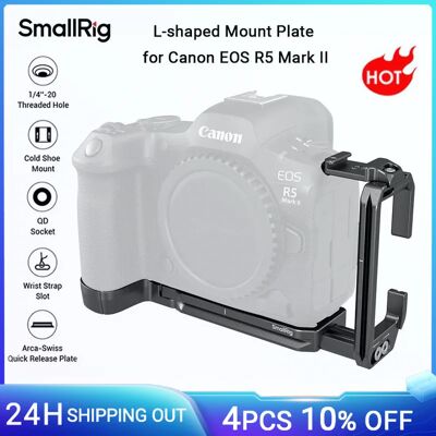SmallRig Canon EOS R5 Mark II L-Shape Mount Plate - Camera Accessory SmallRig Canon EOS R5 Mark II L-Shape Mount Plate - Camera Accessory
