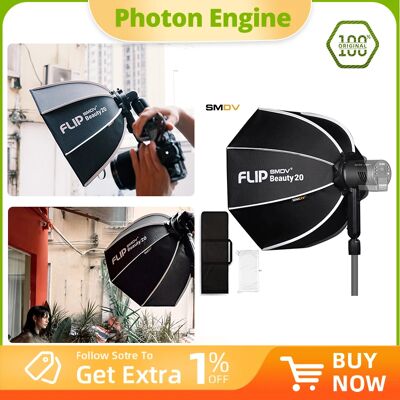 AMBITFUL SMDV Flip Beauty 20 24 Quickly Release Parabolic Strong Reflective Beauty for Bowens Elinchrom Broncolor Mount Flash AMBITFUL SMDV Flip Beauty 20 24 Quickly Release Parabolic Strong Reflective Beauty for Bowens Elinchrom Broncolor Mount Flash