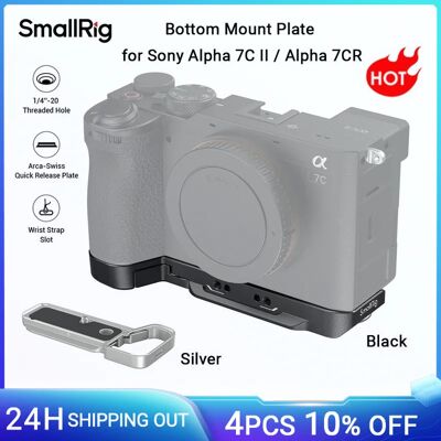 SmallRig Bottom Mount Plate for Sony Alpha 7C II / Alpha 7CR Arca-Swiss Quick Release Plate for Tripod or RS 2/RS 3 Pro Gimbals SmallRig Bottom Mount Plate for Sony Alpha 7C II / Alpha 7CR Arca-Swiss Quick Release Plate for Tripod or RS 2/RS 3 Pro Gimbals