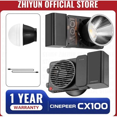 ZHIYUN Official CINEPEER CX100 100W Pocket Video Light Handheld LED COB Light Photography Fill Light For Live Streaming Outdoors ZHIYUN Official CINEPEER CX100 100W Pocket Video Light Handheld LED COB Light Photography Fill Light For Live Streaming Outdoors