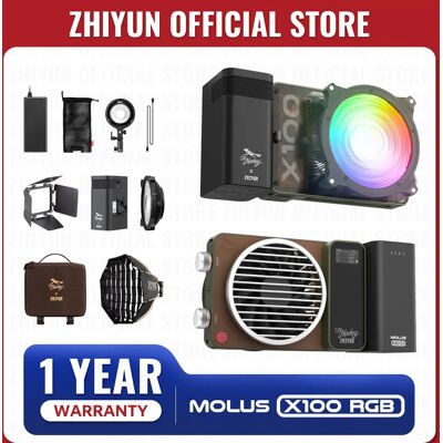 ZHIYUN MOLUS X100RGB LED Light - RGBWW Spectrum ZHIYUN MOLUS X100RGB LED Light - RGBWW Spectrum
