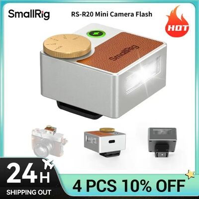 SmallRig RS-R20 Mini Camera Flash for Fuji X100 for Ricoh GR for Nikon for Sony Alumium Retro Speedlite GN8-10 5 Levels 1/1-1/16 SmallRig RS-R20 Mini Camera Flash for Fuji X100 for Ricoh GR for Nikon for Sony Alumium Retro Speedlite GN8-10 5 Levels 1/1-1/16