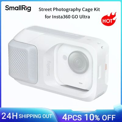 SmallRig Street Photography Cage Kit for Insta360 GO Ultra with Adjustable Wrist Strap Ergonomic Grip 1/4 SmallRig Street Photography Cage Kit for Insta360 GO Ultra with Adjustable Wrist Strap Ergonomic Grip 1/4