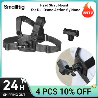 SmallRig Nano Chest Strap Mount for DJI Osmo Action 6 / One-Step Quick Release Mount with Safety Lock Adjustable Stable 6305 SmallRig Nano Chest Strap Mount for DJI Osmo Action 6 / One-Step Quick Release Mount with Safety Lock Adjustable Stable 6305