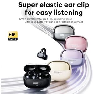 Lenovo LE302 Wireless Bluetooth 6.0 Ear Clip Headphones HIFI Sound 25H Battery Life Sports Earphones Noise Reduction Headset New Lenovo LE302 Wireless Bluetooth 6.0 Ear Clip Headphones HIFI Sound 25H Battery Life Sports Earphones Noise Reduction Headset New