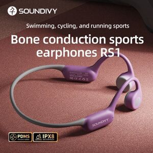 SOUNDIVY RS1 Bone Conduction Earphones Bluetooth Wireless 32GB Memory IPX8 Waterproof Swimming & Running Sports Earphones SOUNDIVY RS1 Bone Conduction Earphones Bluetooth Wireless 32GB Memory IPX8 Waterproof Swimming & Running Sports Earphones