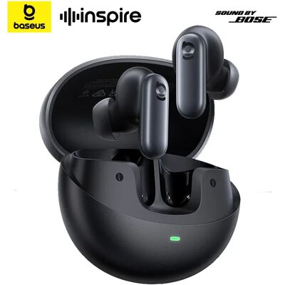 Baseus Inspire XP1 -50dB Adaptive ANC Wireless Earbuds Bluetooth 6.1 Dolby Audio 6 Mic ENC Wireless Earphones bud Sound by Bose Baseus Inspire XP1 -50dB Adaptive ANC Wireless Earbuds Bluetooth 6.1 Dolby Audio 6 Mic ENC Wireless Earphones bud Sound by Bose