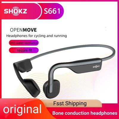 Original SHOKZ OpenMove S661 Bone Conduction Earphone IP55 Water-Resistant Wireless Headset Bluetooth 5.1 Sport Earbuds Open-Ear Original SHOKZ OpenMove S661 Bone Conduction Earphone IP55 Water-Resistant Wireless Headset Bluetooth 5.1 Sport Earbuds Open-Ear