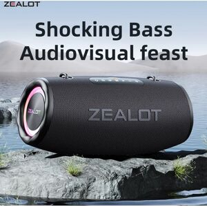 Zealot-S87 Outdoor Portable Wireless Bluetooth Speaker 80W High Volume Subwoofer Sound Performace IPX6 Waterproof Camping Zealot-S87 Outdoor Portable Wireless Bluetooth Speaker 80W High Volume Subwoofer Sound Performace IPX6 Waterproof Camping