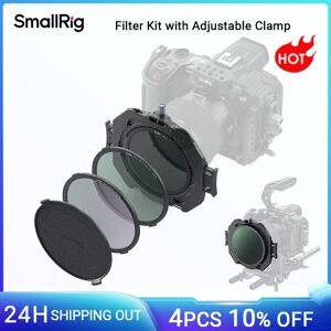 SmallRig Filter Kit with Adjustable Clamp from 67mm-82mm, w CPL,VND,Black Diffusion 1/4 Filters for DSLR Mirrorless Cameras 4412 SmallRig Filter Kit with Adjustable Clamp from 67mm-82mm, w CPL,VND,Black Diffusion 1/4 Filters for DSLR Mirrorless Cameras 4412